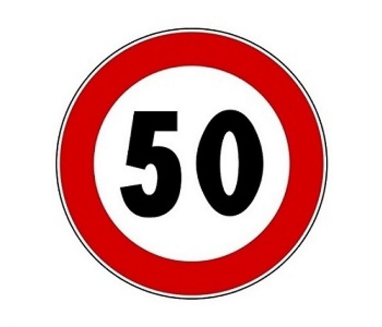 Limite di velocità 50 km/h