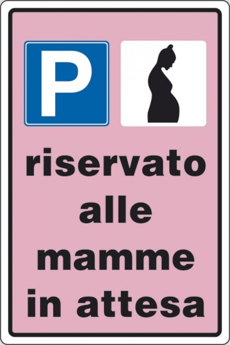Parcheggio riservato alle mamme in attesa