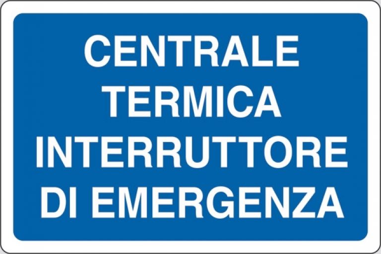Centrale termica interruttore di emergenza