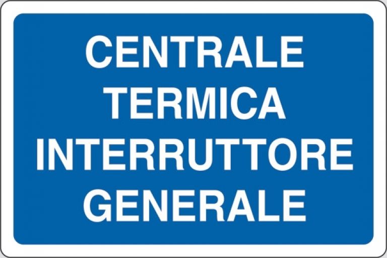 Centrale termica interruttore generale